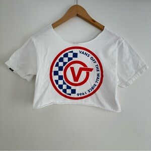 Vans Off The Wall Off the Shoulder Crop Top